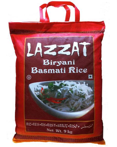 Basmati Rice 9kg LAZZAT BIRYANI