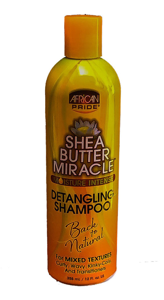 African Pride Shea Miracle Detangling Shampoo 12oz (355ml)