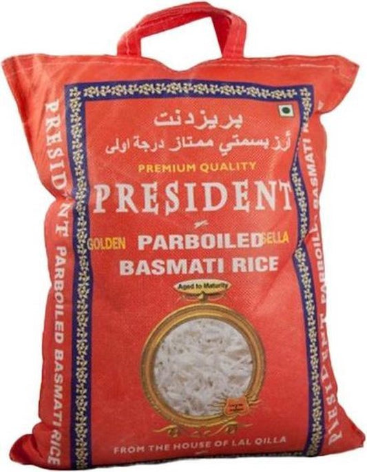 Rice Basmati Parboiled President 5kg