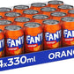 Fanta Orange 33cl (cans 24-pack)