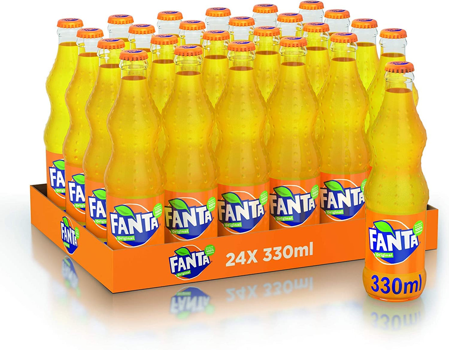 Fanta Orange 50cl 24-Pack Glass Bottle (African)