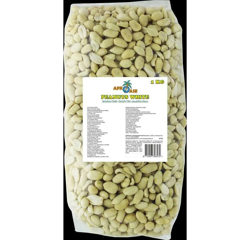 AFROASE Unroasted Peanuts without Skin 1kg