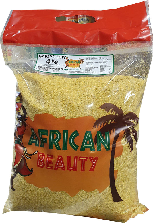 Cassava Flakes / GARI YELLOW AFRICAN BEAUTY 4kg