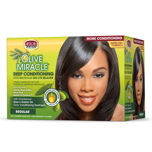 African Pride Miracle Nolye Relaxer Kit Regular