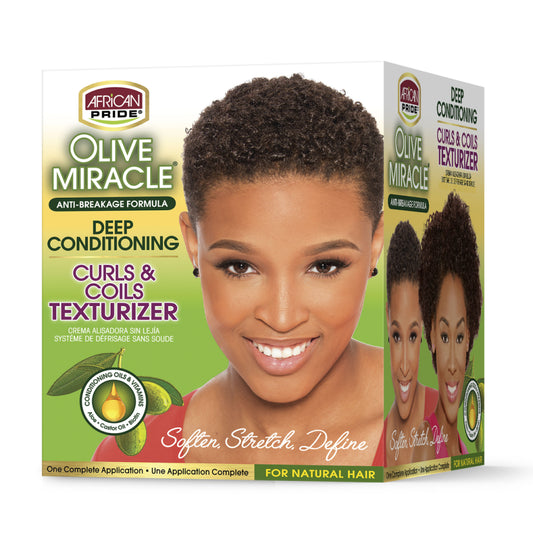 African Pride Olive Miracle Texturizer Kit