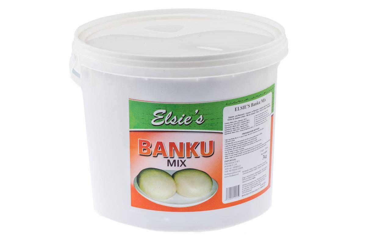 Banku Mix Bucket 3kg Elsie's