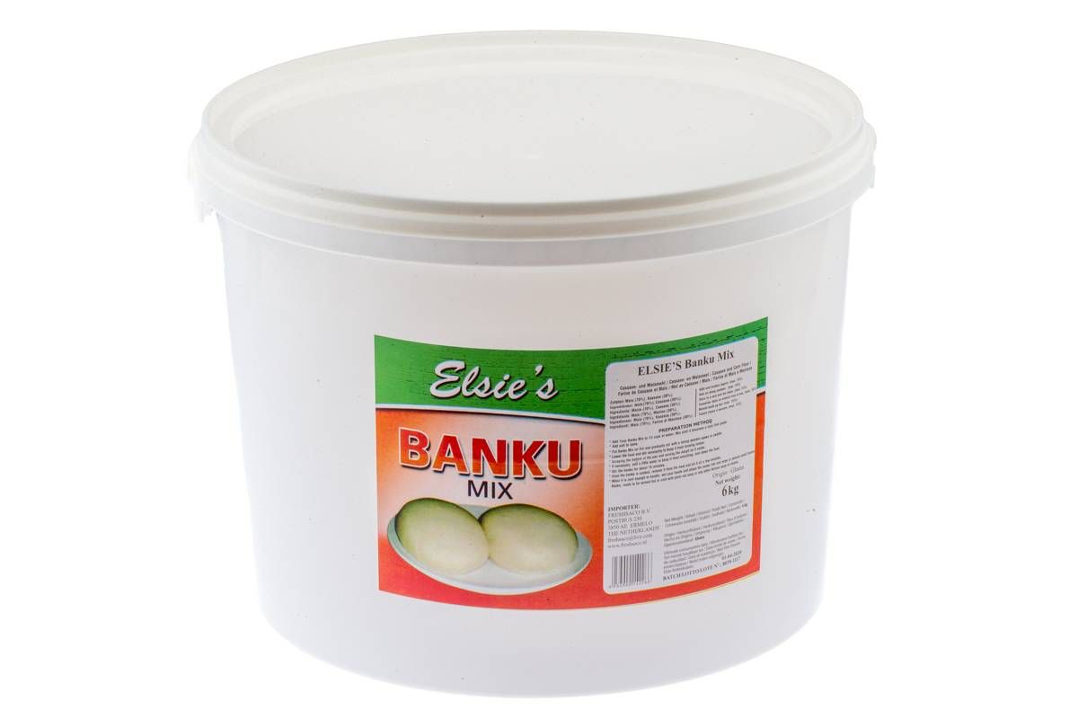 Banku Mix Bucket 6kg Elsie's