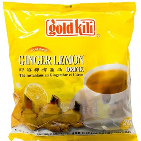 Instant Honey Ginger Lemon Tea 20 x 18gr GOLD KILI (satchet)