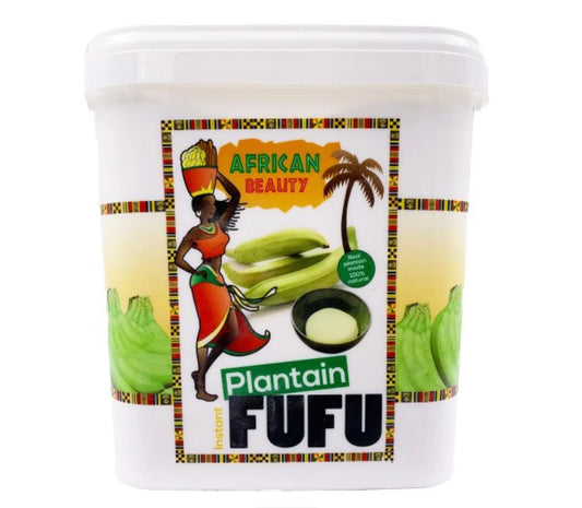 Fufu Plantain Bucket 4kg AFRICAN BEAUTY