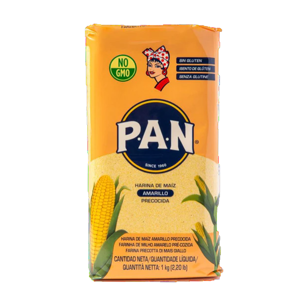 Harina PAN Yellow Maize flour 1kg