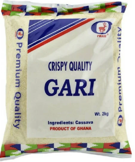 Cassava Flakes / GARI WHITE 2kg PRAISE