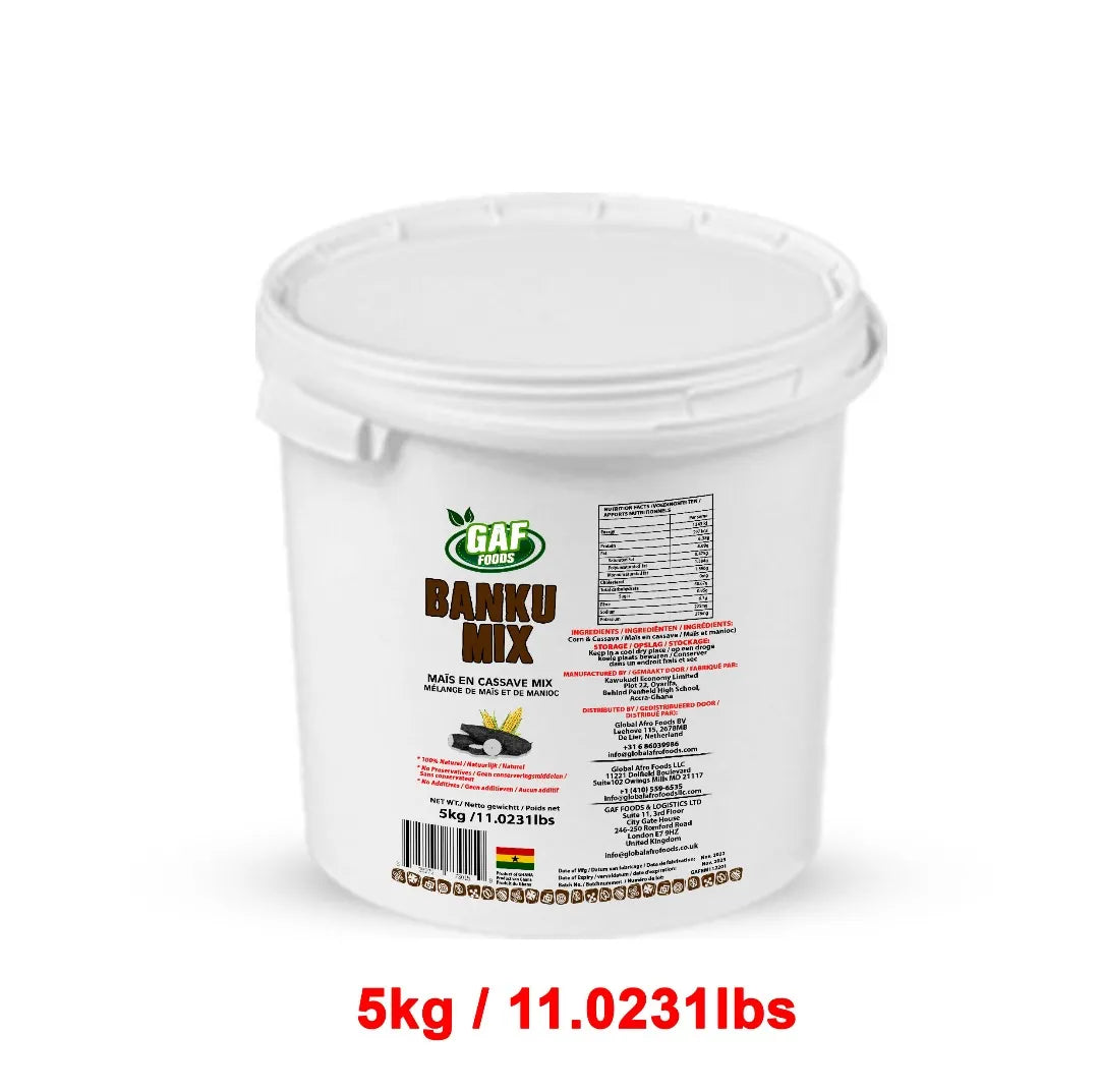 Banku Mix Bucket 5kg GAF FOODS