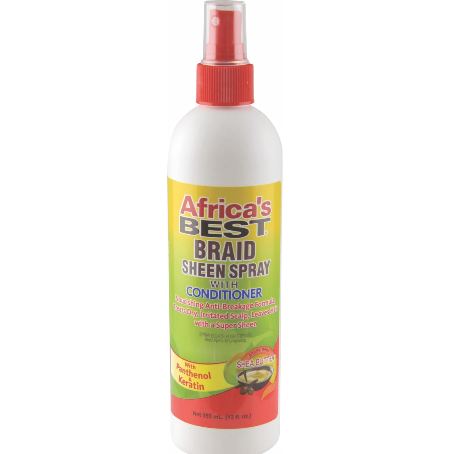 Africa's BEST BRAID SHEEN SPRAY with CONDITIONER 12oz