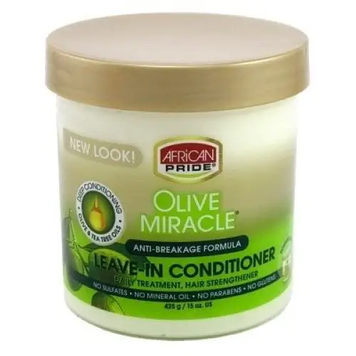 African Pride Olive Miracle Leave In Cond. 15oz