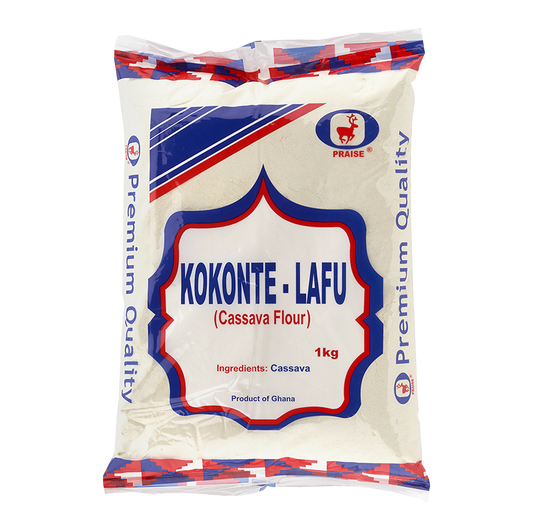 Cassava Flour/ Kokonte / Lafun 1kg PRAISE