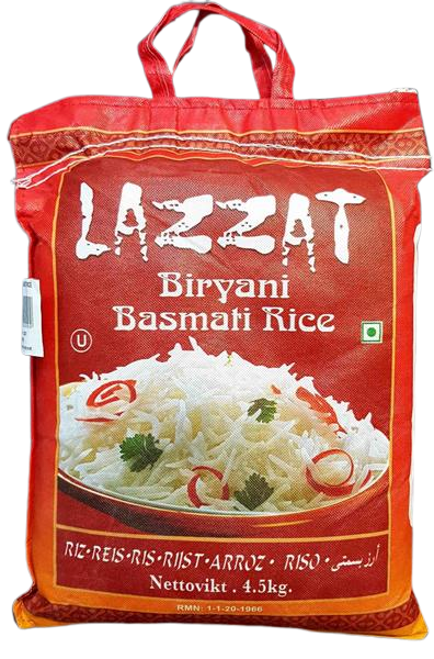 Basmati Rice 4.5kg LAZZAT BIRYANI