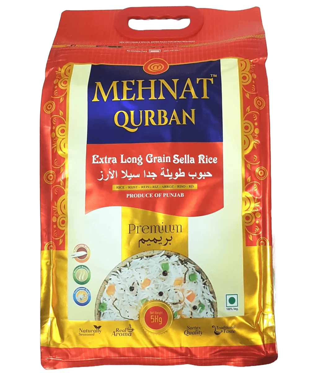 Mehnat Qurban Extra Long Grain Sella Rice 5kg