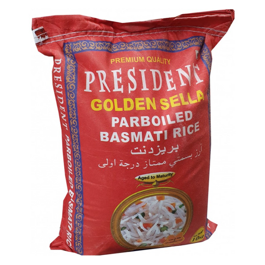 Rice Basmati Parboiled President 10kg