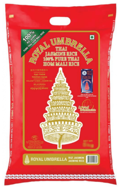 Jasmine Rice 10kg ROYAL UMBRELLA THAI